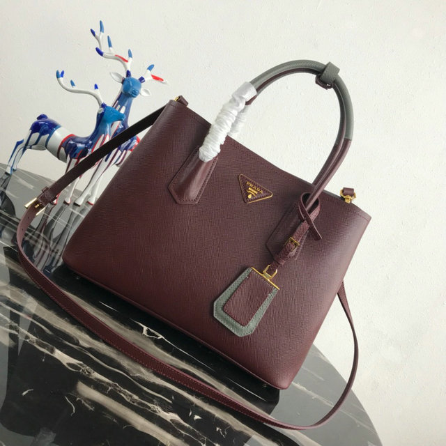 プラダ PRADA DDB-PD1BG775JH  2020年最新入荷 ドゥーブレ ミディアムバッグ トートバッグ 2way ショルダーバッグ レディースかばん カーフレザー