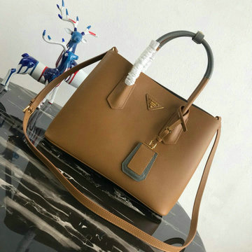 プラダ PRADA  DDB-PD1BG775TH 2020年最新入荷 ドゥーブレ ミディアムバッグ トートバッグ 2way ショルダーバッグ レディースかばん カーフレザー