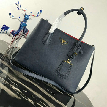 プラダ PRADA DDB-PD1BG2775BK 2020年最新入荷 ドゥーブレ ミディアムバッグ トートバッグ 2way ショルダーバッグ レディースかばん カーフレザー