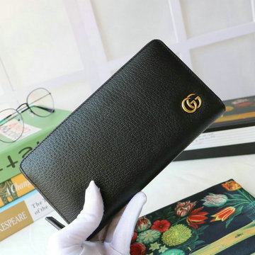 グッチ GUCCI 057-GG428736K 2020年最新入荷 GGマーモント ジッピーウォレット ファスナー長財布 カーフレザー
