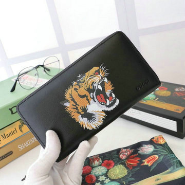 グッチ GUCCI 057-GG451273PH 2020年最新入荷 おかみプリント ジップラウンドウォレット ファスナー長財布 ロングウォレット レザー