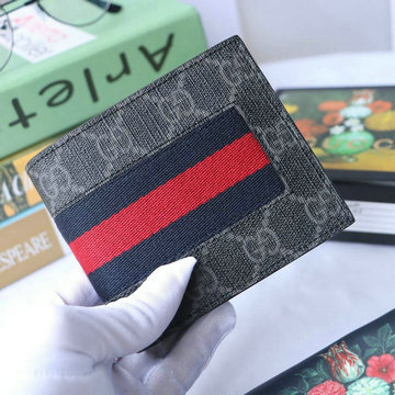 グッチ GUCCI 057-GG408827B 2020年最新入荷 GGスプリーム ショートウォレット 二つ折り短財布 キャンパス レザー
