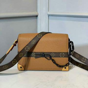 ルイヴィトン LOUISVUITTON 057-M30717 2020年最新入荷 斜め掛け ショルダーバッグ スクエアバッグ メンズかばん タイガレザー