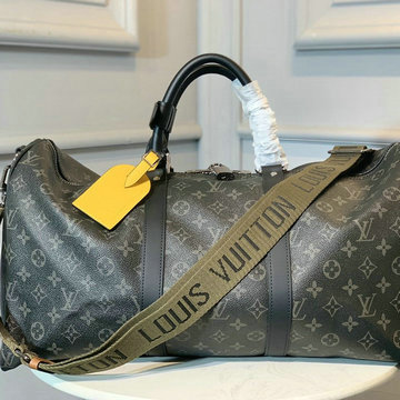ルイヴィトン LOUISVUITTON 057-M40560  2020年最新入荷 キーポル50 ボストンバッグ トラベルバッグ 旅行かばん モノグラム エクリプス キャンバス