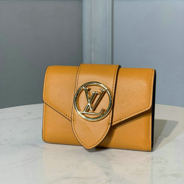 ルイヴィトン LOUISVUITTON 057-M69175Y 020年最新入荷 ポルトフォイユ LV ポンヌフ コンパクト 三つ折り短財布 ショートウォレット
