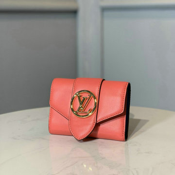 ルイヴィトン LOUISVUITTON 057-M69177 020年最新入荷 ポルトフォイユ LV ポンヌフ コンパクト 三つ折り短財布 ショートウォレット