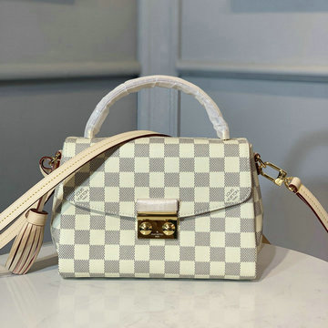 ルイヴィトン LOUISVUITTON 57-N41581 2020年最新入荷 クロワゼット トップハンドルバッグ トートバッグ 2way ショルダーバッグ ダミエアズールキャンパス