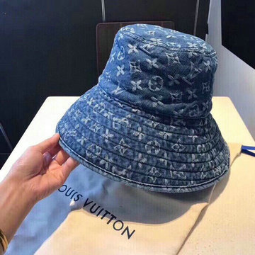 ルイヴィトン LOUISVUITTON AN-MZLV20005 2020年最新入荷 エスパドリーユハット ワイドスリムハット カジュアルスタイル 帽子 デニム