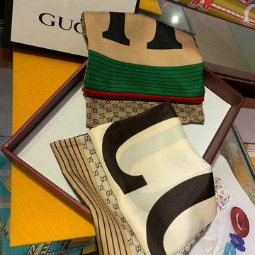 グッチ GUCCI AN-WJGG20025  2020年最新入荷 マフラー ショール スカーフ シルク