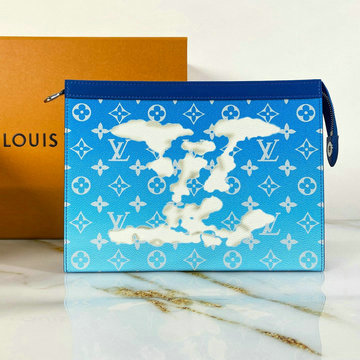 ルイヴィトン LOUIS VUITTON 057-M45480 2020年最新入荷 ポシェット ヴォワヤージュ 手持ちかばん クラッチバッグ セカンドバッグ モノグラムクラウズ キャンバス
