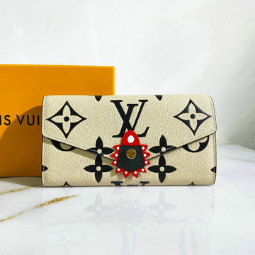 ルイヴィトン LOUIS VUITTON   2020年最新入荷 ポルトフォイユ サラ 二つ折り長財布 ロングウォレット コインケース付き モノグラムアンプラント レザー