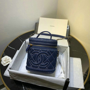 シャネル CHANEL JS-CH0323L 2019年最新入荷 ヴァニティー ケース ショルダーバッグ 化粧かばん バケットバッグ ラムスキン
