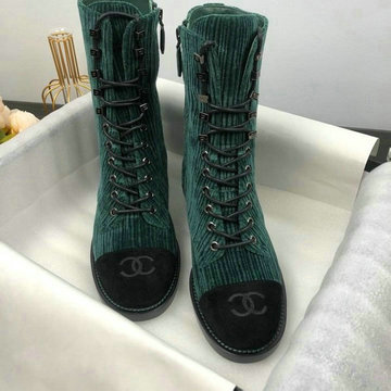 商品名称：シャネル CHANEL 26-CHJ20111 2020年秋冬最新入荷 ロングブーツ レースアップシューズ マーティンシューズ 靴 レディースシューズ カーフレザー