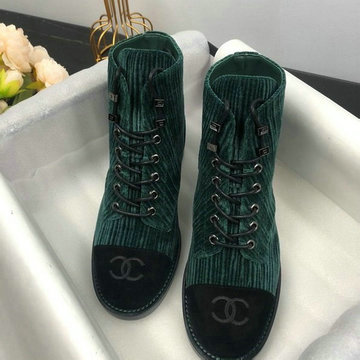 シャネル CHANEL 26-CHJ20112 2020年秋冬最新入荷 ショートブーツ レースアップシューズ マーティンシューズ 靴 レディースシューズ カーフレザー