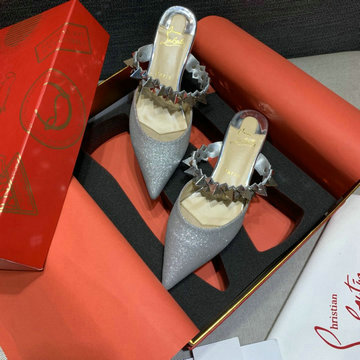 クリスチャンルブタン CHRISTIAN LOUBOUTIN 26-CLJ20010 2020年秋冬最新入荷 サンダル フラットシューズ レディースシューズ レザー