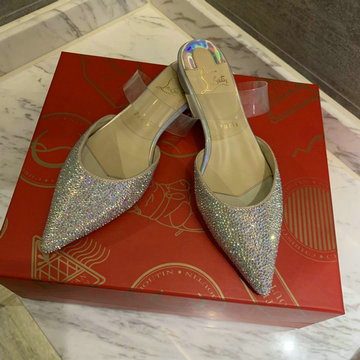 クリスチャンルブタン CHRISTIAN LOUBOUTIN 26-CLJ20011  2020年秋冬最新入荷 サンダル フラットシューズ レディースシューズ レザー