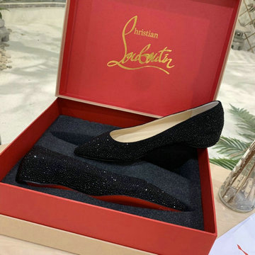 クリスチャンルブタン CHRISTIAN LOUBOUTIN 26-CLJ20012P 2020年秋冬最新入荷 パンプス フラットシューズ レディースシューズ レザー