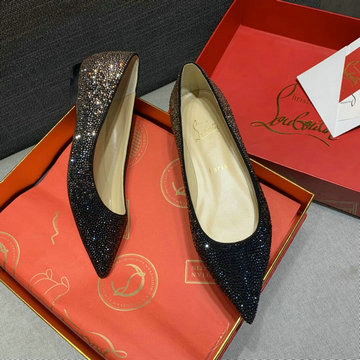クリスチャンルブタン CHRISTIAN LOUBOUTIN  26-CLJ20013D 2020年秋冬最新入荷 パンプス フラットシューズ レディースシューズ レザー