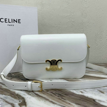 CELINE セリーヌ DDB-CE187366BS 2020年最新入荷 トリオンフ ラージ 斜め掛け ショルダーバッグ レディースかばん テキスタイル カーフスキン