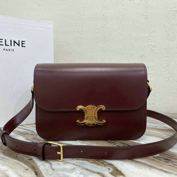 CELINE セリーヌ DDB-CE187366JH  2020年最新入荷 トリオンフ ラージ 斜め掛け ショルダーバッグ レディースかばん テキスタイル カーフスキン