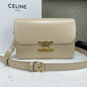 CELINE セリーヌ DDB-CE187366MB 2020年最新入荷 トリオンフ ラージ 斜め掛け ショルダーバッグ レディースかばん テキスタイル カーフスキン