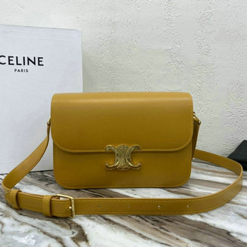 CELINE セリーヌ DDB-CE187366YL  2020年最新入荷 トリオンフ ラージ 斜め掛け ショルダーバッグ レディースかばん テキスタイル カーフスキン