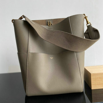 CELINE セリーヌ DDB-CE189593QH  2020年最新入荷 サングル バケットバッグ ショルダーバッグ レディースかばん ラムスキン