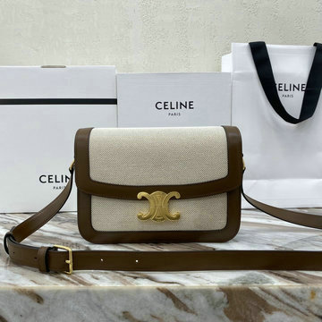 CELINE セリーヌ DDB-CE187366BBF 2020年最新入荷 トリオンフ ラージ 斜め掛け ショルダーバッグ レディースかばん キャンパス カーフスキン