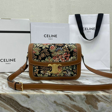 CELINE セリーヌ DDB-CE187366HZS  2020年最新入荷 トリオンフ ラージ 斜め掛け ショルダーバッグ レディースかばん カーフスキン