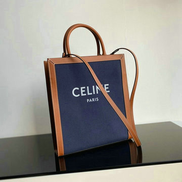 セリーヌ CELINE DDB-CE192082BLZ　2020年最新入荷 スモール バーティカル カバ ハンドバッグ トートバッグ トリオンフキャンバス カーフスキン
