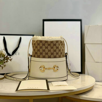 グッチ GUCCI DDB-GG602118BB　2020年最新入荷 1955 ホースビット バケットバッグ ショルダーバッグ レディースかばん レザー