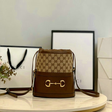 商品名称：グッチ GUCCI DDB-GG602118BX　2020年最新入荷 1955 ホースビット バケットバッグ ショルダーバッグ レディースかばん レザー