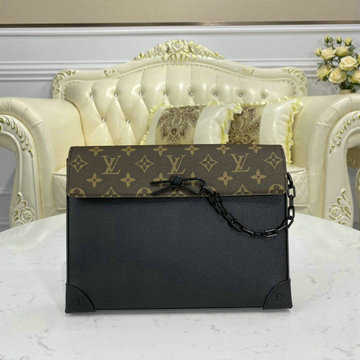 ルイヴィトン LOUIS VUITTON 057-M30583　2020年最新入荷 ポシェット スティーマー 手持ちかばん クラッチバッグ セカンドバッグ タイガレザー