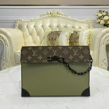ルイヴィトン LOUIS VUITTON 057-M30583G　2020年最新入荷 ポシェット スティーマー 手持ちかばん クラッチバッグ セカンドバッグ タイガレザー