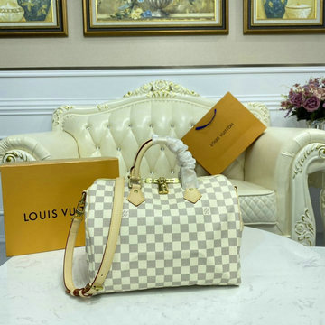 ルイヴィトン LOUIS VUITTON 057-N41372　2020年最新入荷 スピーディ バンドリエール 35 トートバッグ ハンドバッグ 2way ショルダーバッグ ダミエアズールキャンパス
