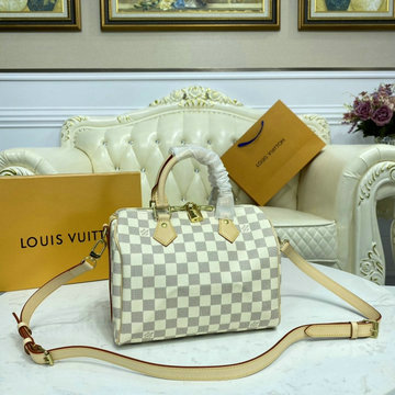 ルイヴィトン LOUIS VUITTON 057-N41373　2020年最新入荷 スピーディ バンドリエール 30 トートバッグ ハンドバッグ 2way ショルダーバッグ ダミエアズールキャンパス