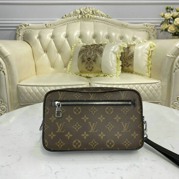 ルイヴィトン LOUIS VUITTON 057-M42838　2020年最新入荷 ポシェット カサイ 手持ちかばん ストラップ付き クラッチバッグ メンズかばん モノグラムマカサー