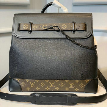 ルイヴィトン LOUIS VUITTON 057-M44473K　2020年最新入荷 スティーマー PM ハンドバッグ 2way ショルダーバッグ メンズかばん タイガレザー