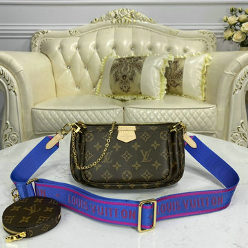 ルイヴィトン LOUIS VUITTON 057-M44813LL　2020年最新入荷 ミュルティ ポシェット アクセソワール ショルダーバッグ ポーチ モノグラムキャンパス