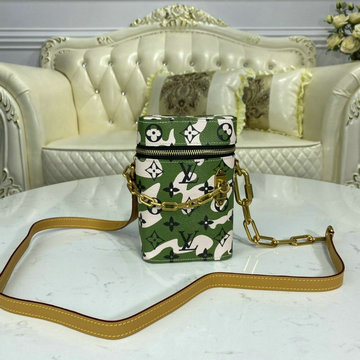 商品名称：ルイヴィトン LOUIS VUITTON 057-M44914G　2020年最新入荷 フォーンボックス 斜め掛け ショルダーバッグ ミニ バケットバッグ モノグラムキャンパス