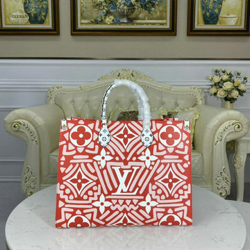 商品名称：ルイヴィトン LOUIS VUITTON 057-M45356　2020年最新入荷 オンザゴー GM トートバッグ SINCE 1854 ハンドバッグ ショッピングバッグ テキスタイル