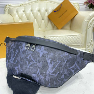商品名称：ルイヴィトン LOUISVUITTON 057-M57276　2020年最新入荷 ディスカバリー バムバッグ NM ウェストバッグ チェストバッグ ノグラム パステル ノワール キャンバス