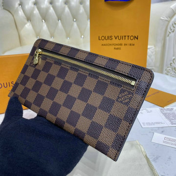 ルイヴィトン LOUISVUITTON 057-N63049C　2020年最新入荷 ロングウォレット ファスナー長財布 手持ちかばん ダミエエベヌキャンパス