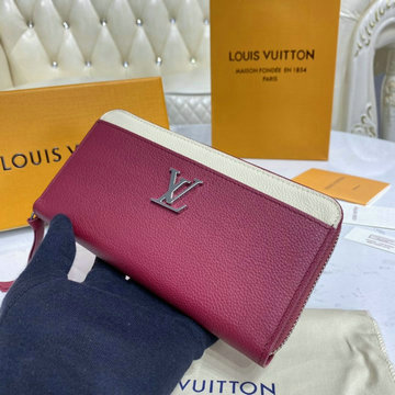 ルイヴィトン LOUISVUITTON 057-M63816　2020年最新入荷 ジッピー ロックミー ロングウォレット ファスナー長財布 手持ちかばん クラッチバッグ レザー