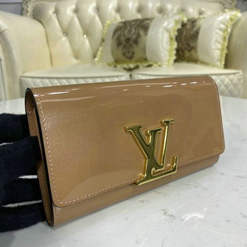 商品名称：ルイヴィトン LOUISVUITTON 057-M61317XS　2020年最新入荷 ポルトフォイユ ルイーズ 二つ折り長財布 ロングウォレット パテントレザー