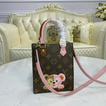 ルイヴィトン LOUISVUITTON 057-M69442X　2020年最新入荷 プティット サックプラ トップハンドルバッグ トートバッグ 2way ショルダーバッグ モノグラムキャンパス