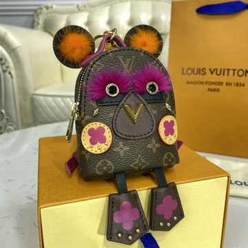 ルイヴィトン LOUISVUITTON 057-M69552Z　2020年最新入荷 ビジュー サック ワイルド パペット ミニバックパック バッグチャーム キーホルダー キーリング