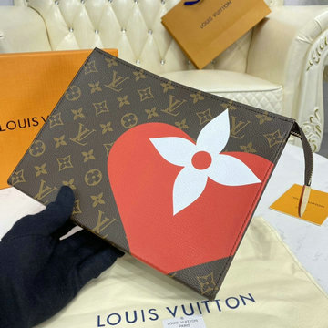 ルイヴィトン LOUISVUITTON 057-M80282　2020年最新入荷 ポッシュ トワレ 26 手持ちかばん セカンドバッグ クラッチバッグ モノグラムキャンパス