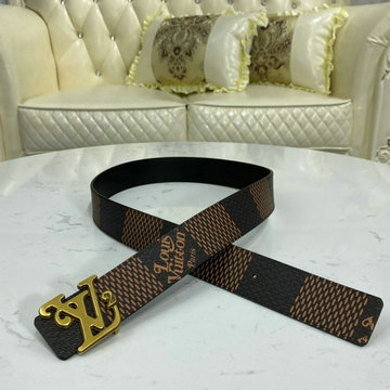 ルイヴィトン LOUISVUITTON 057-MP254V　2020年最新入荷 サンチュール LVスクエアード 40mm リバーシブル ベルト メンズ用 カーフレザー LVイニシャルバックル