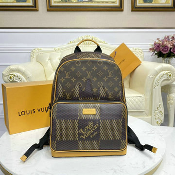 ルイヴィトン LOUISVUITTON 057-N40380　2020年最新入荷 キャンパス バックパック リュックサック リュック ダミエエベヌ ジャイアント キャンバス